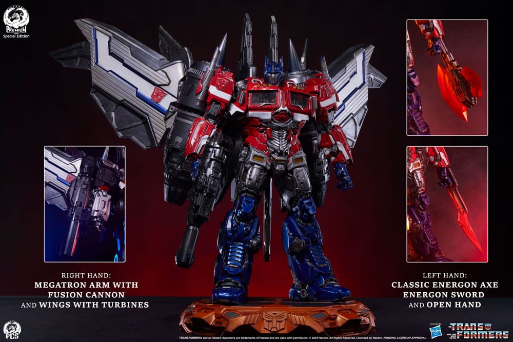 Transformers Museum Scale Statue Optimus Prime Jet Convoy Edition 87 cm 0783214379093