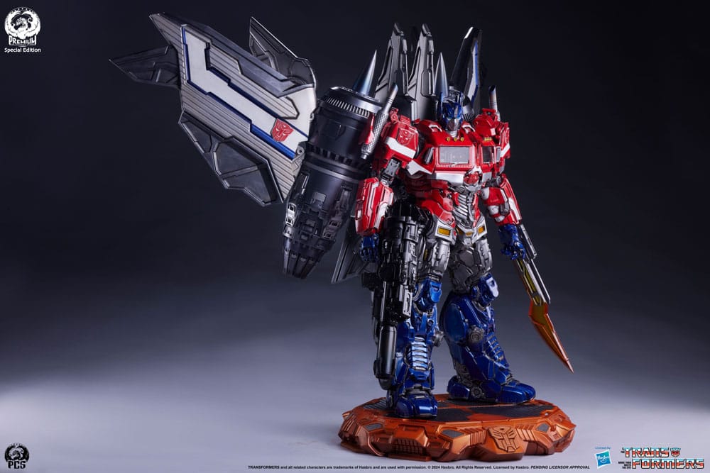 Transformers Museum Scale Statue Optimus Prime Jet Convoy Edition 87 cm 0783214379093