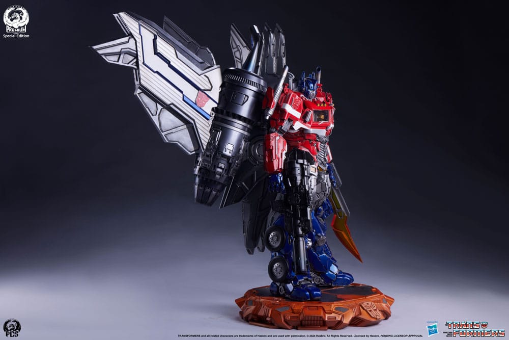 Transformers Museum Scale Statue Optimus Prime Jet Convoy Edition 87 cm 0783214379093