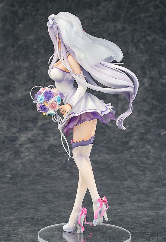 Re:ZERO -Starting Life in Another World- PVC Statue 1/7 Emilia Wedding Ver. 25 cm 4580678969831