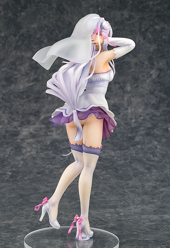 Re:ZERO -Starting Life in Another World- PVC Statue 1/7 Emilia Wedding Ver. 25 cm 4580678969831