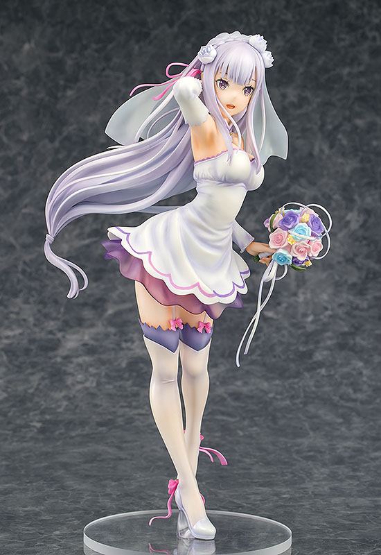 Re:ZERO -Starting Life in Another World- PVC Statue 1/7 Emilia Wedding Ver. 25 cm 4580678969831