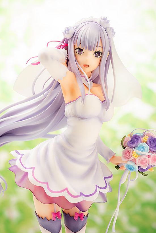 Re:ZERO -Starting Life in Another World- PVC Statue 1/7 Emilia Wedding Ver. 25 cm 4580678969831