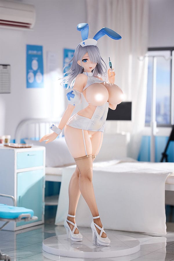 Original Character PVC 1/6 Blue Nurse Bunny 29 cm 4582533290289