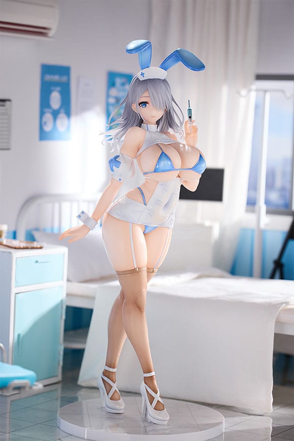 Original Character PVC 1/6 Blue Nurse Bunny 29 cm 4582533290289