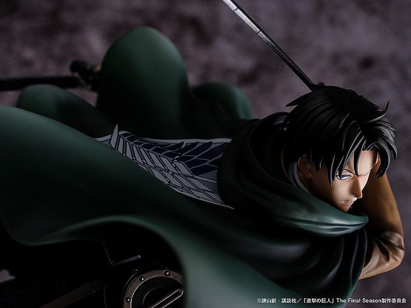 Attack on Titan PVC Statue 1/6 Humanity's Strongest Soldier Levi 23 cm 4524135118677