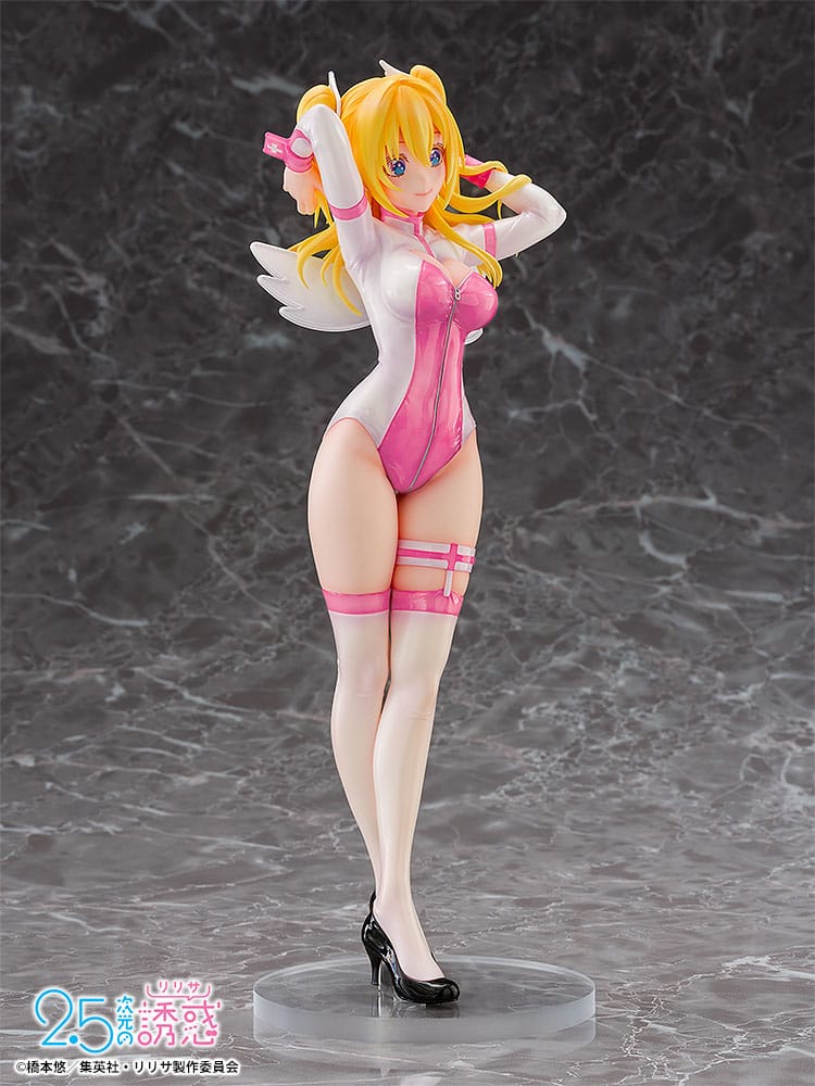 2.5 Dimensional Seduction PVC Statue 1/7 Liliel Angel School spin-off Training Suit/Ririsa 25 cm 4524135215321