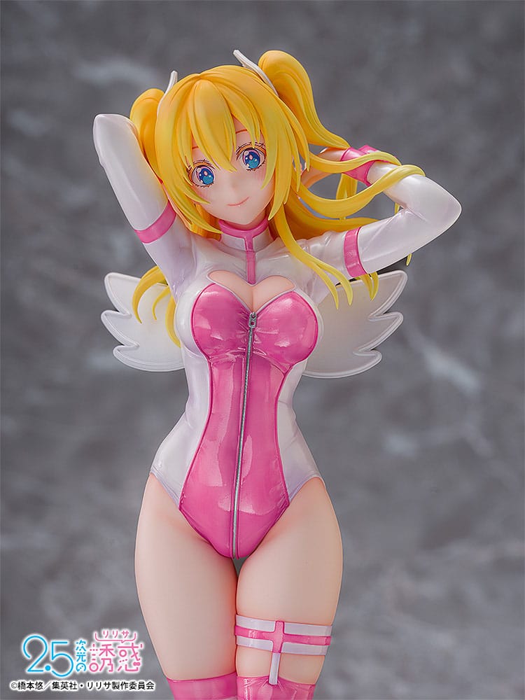 2.5 Dimensional Seduction PVC Statue 1/7 Liliel Angel School spin-off Training Suit/Ririsa 25 cm 4524135215321