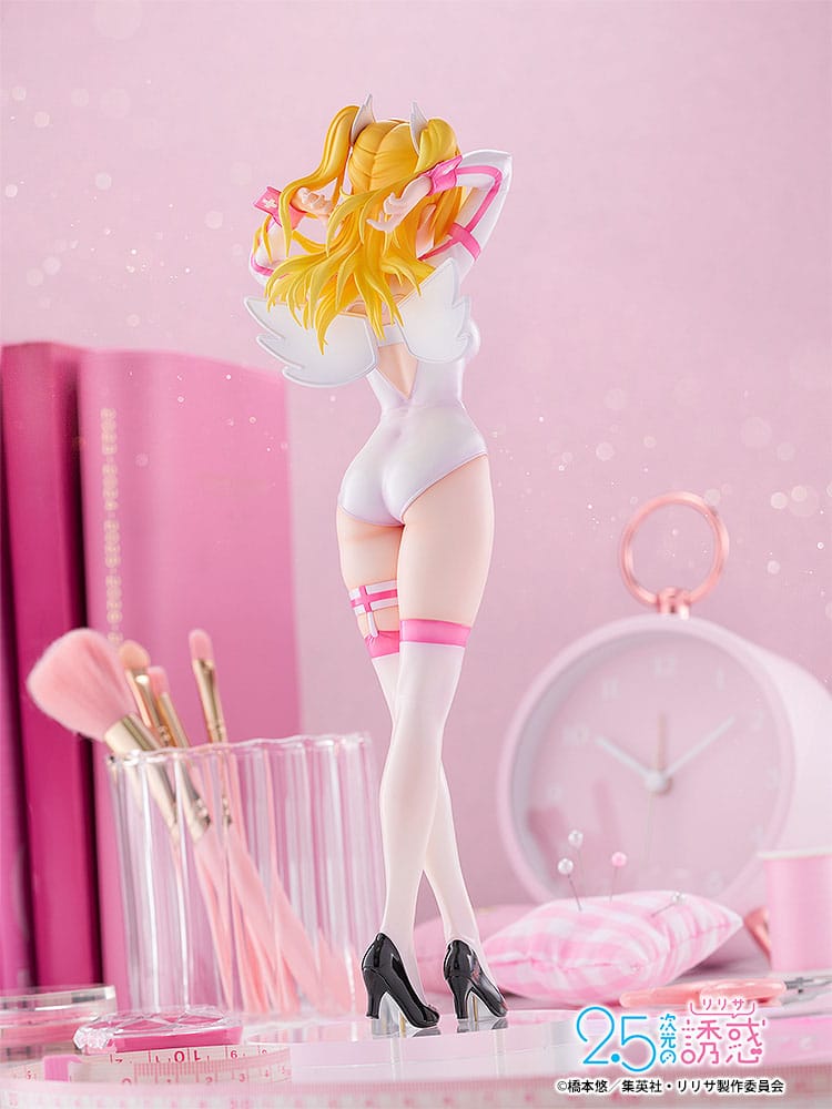 2.5 Dimensional Seduction PVC Statue 1/7 Liliel Angel School spin-off Training Suit/Ririsa 25 cm 4524135215321