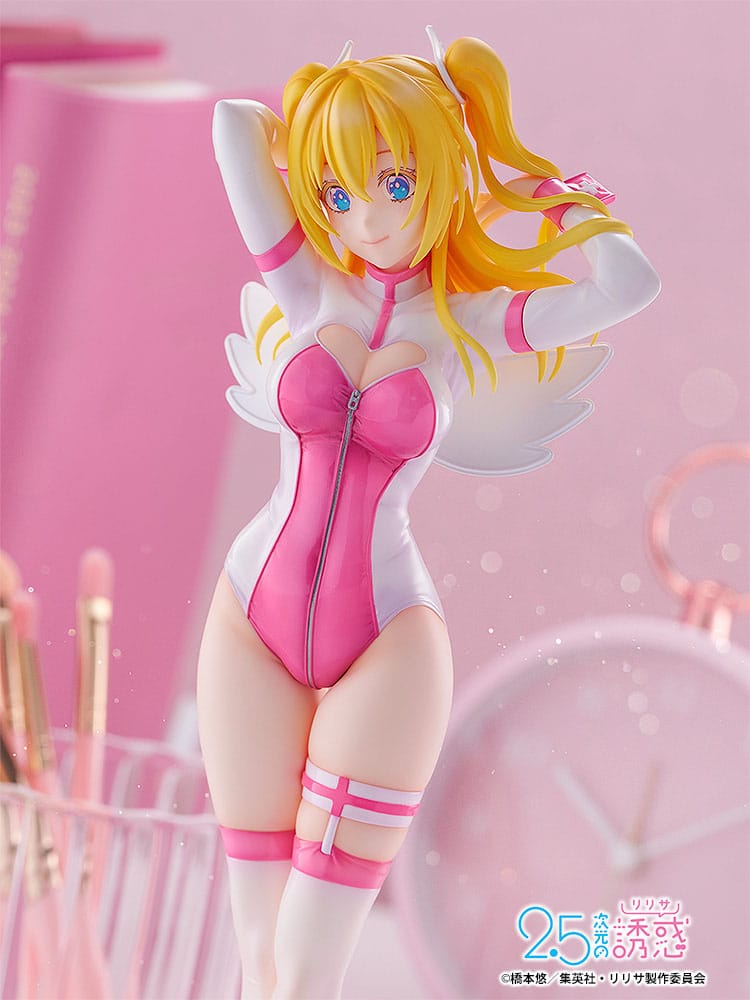 2.5 Dimensional Seduction PVC Statue 1/7 Liliel Angel School spin-off Training Suit/Ririsa 25 cm 4524135215321