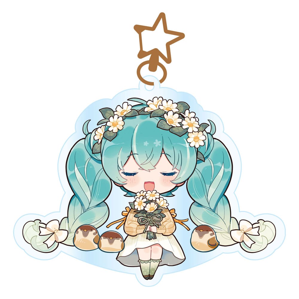 Hatsune Miku Acrylic Keychain Kawaii Autumn Time 6430063312835