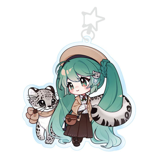 Hatsune Miku Acrylic Keychain Kawaii Winter Time 6430063312842