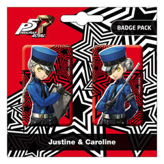 Persona 5 Royal Pin Badges 2-Pack Justine & Caroline 6430063312187