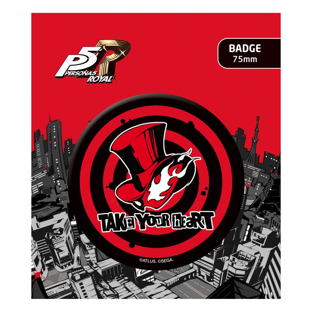 Persona 5 Royal Pin Badge Take your Heart 6430063312200