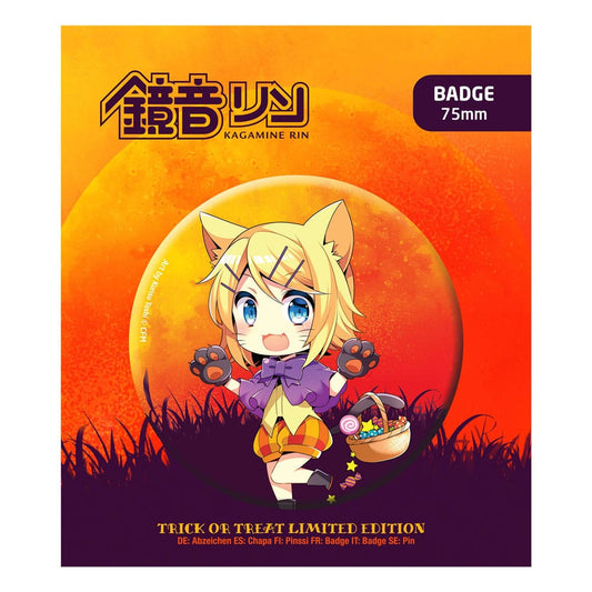 Hatsune Miku Pin Badge Halloween Limited Edition Kagamine Rin 6430063312774