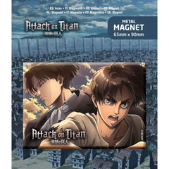 Attack on Titan Fridge Magnet Eren & Levi 6430063311265