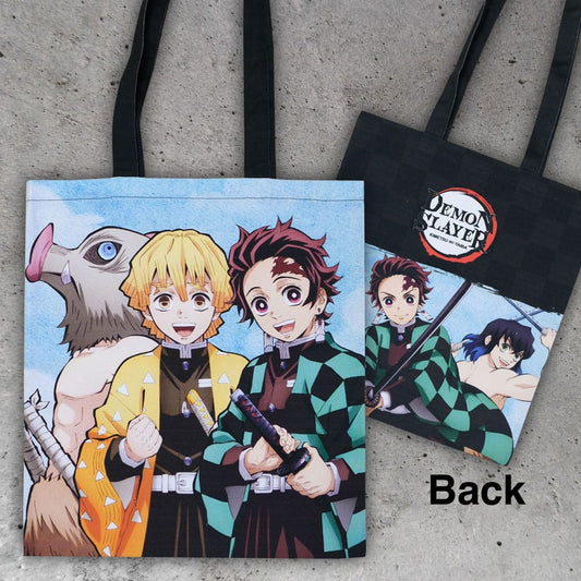 Demon Slayer: Kimetsu no Yaiba Tote Bag Inosuke, Zenitsu, Tanjiro 6430063312606