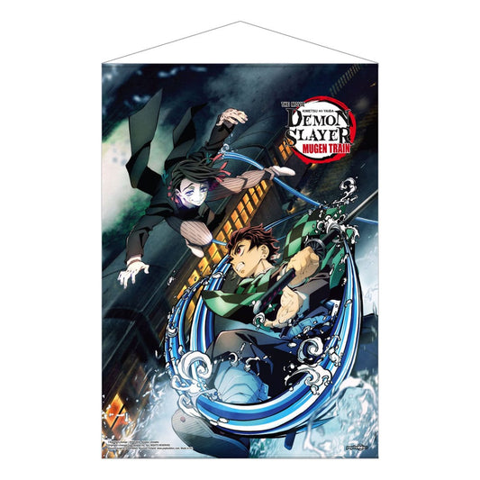 Demon Slayer: Kimetsu no Yaiba Wallscroll Mugen Train Tanjiro Vs Enmu 50 x 70 cm 6430063312491