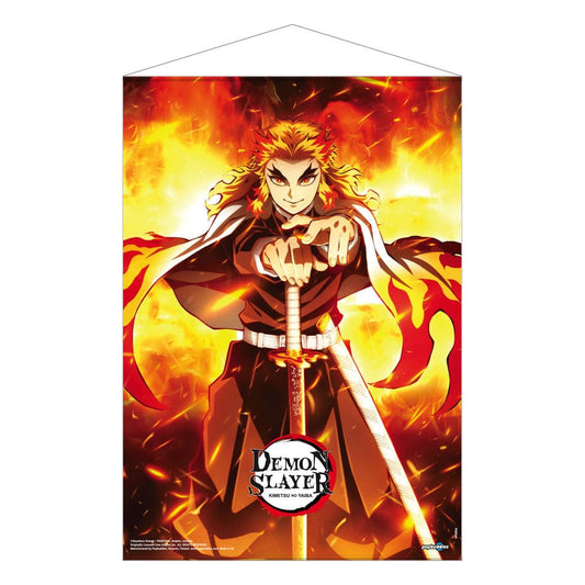 Demon Slayer: Kimetsu no Yaiba Wallscroll Kyojuro Rengoku 50 x 70 cm 6430063312484