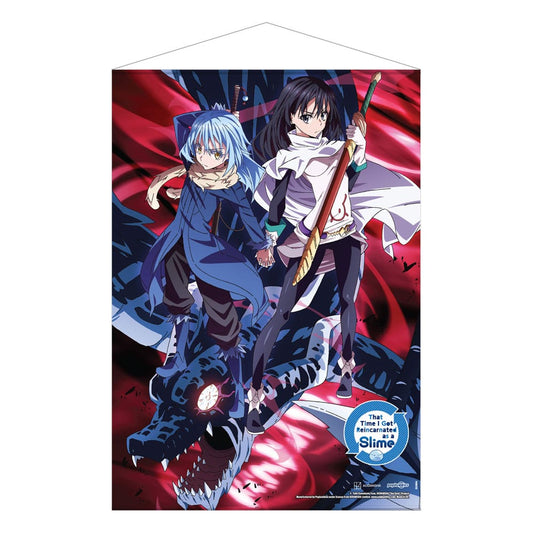 That Time I Got Reincarnated as a Slime Wallscroll Rimuru, Shizue and Veldora The Storm Dragon 50 x 70 cm 6430063312859