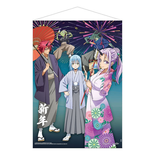 That Time I Got Reincarnated as a Slime Wallscroll New Year's Celebrations 50 x 70 cm 6430063312873