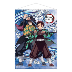 Demon Slayer: Kimetsu no Yaiba Wallscroll Tanjiro Kamado and Giyu Tomioka Water Breathing 50 x 70 cm 6430063312927