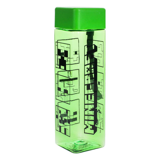 Minecraft Water Bottle Square Shaped 5056577711424