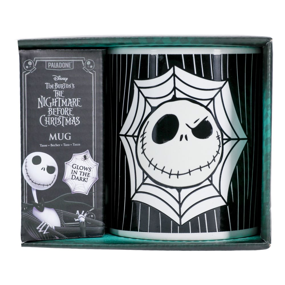 Nightmare Before Christmas Shaped Mug Glow Jack 5056577716818