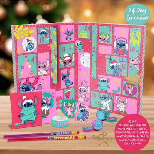 Disney: Stitch Stationery 24 Day Advent Calendar 5056577734652