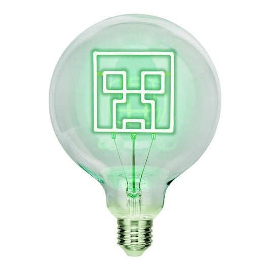 Minecraft Neon LED Bulb Creeper 5056577746334