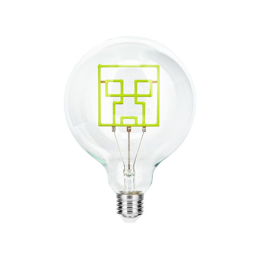 Minecraft Neon LED Bulb Creeper 5056577746334