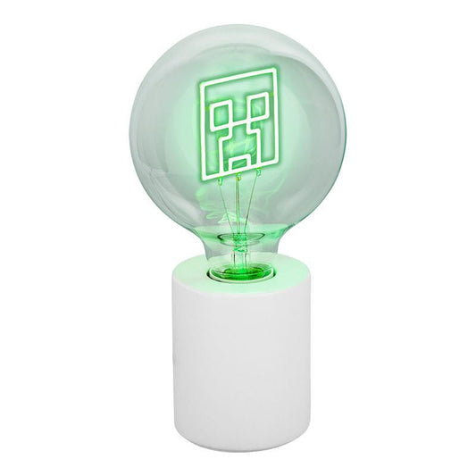 Minecraft Neon LED Bulb Creeper 5056577748246