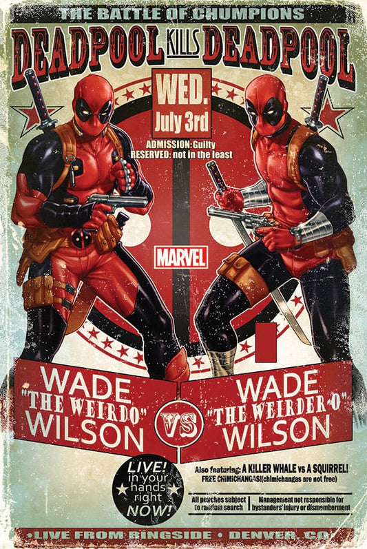 Marvel Poster Pack Deadpool Wade Vs Wade 61 x 91 cm (4) 5050574337960