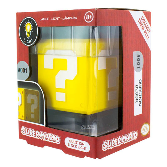 Super Mario 3D Light Question Block 10 cm 5055964717827