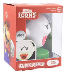 Super Mario Icon Light Boo 10 cm 5055964717841