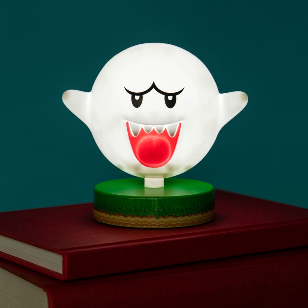 Super Mario Icon Light Boo 10 cm 5055964717841