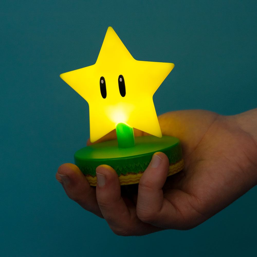 Super Mario Icon Light Super Star (V2) 5055964738549