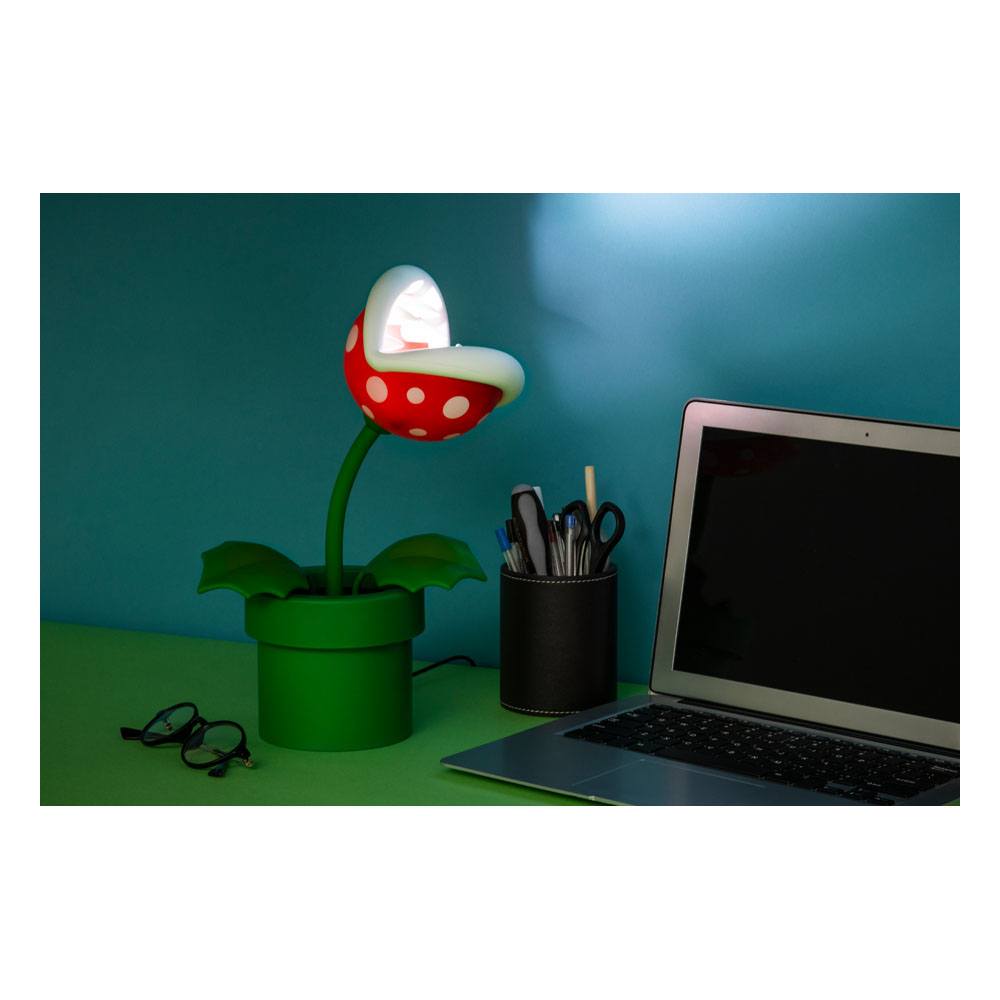 Super Mario Posable Lamp Mario Mini Piranha Plant 5055964758530