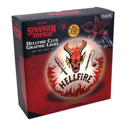 Stranger Things Lamp Hellfire Club Logo 20 cm 5055964791179