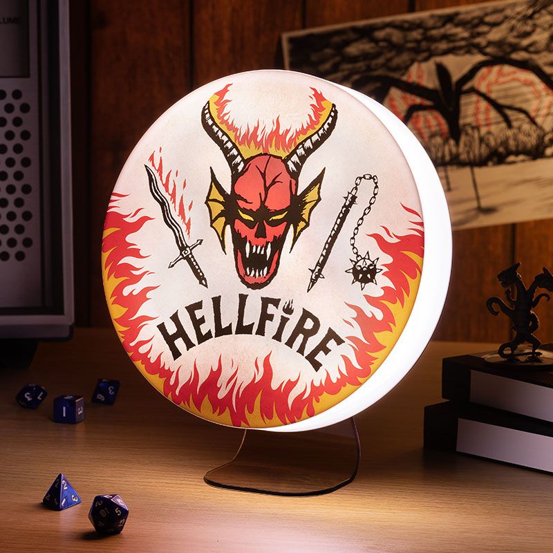 Stranger Things Lamp Hellfire Club Logo 20 cm 5055964791179