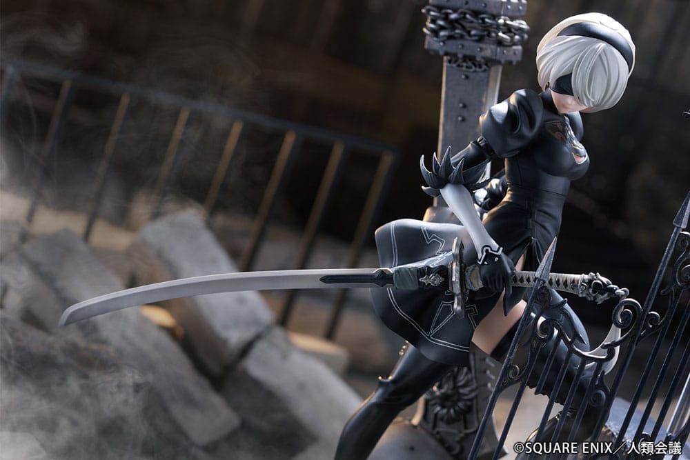 NieR:Automata Ver1.1a PVC Statue 1/7 YoRHa No. 2 Type B Search 31 cm 4582666820582