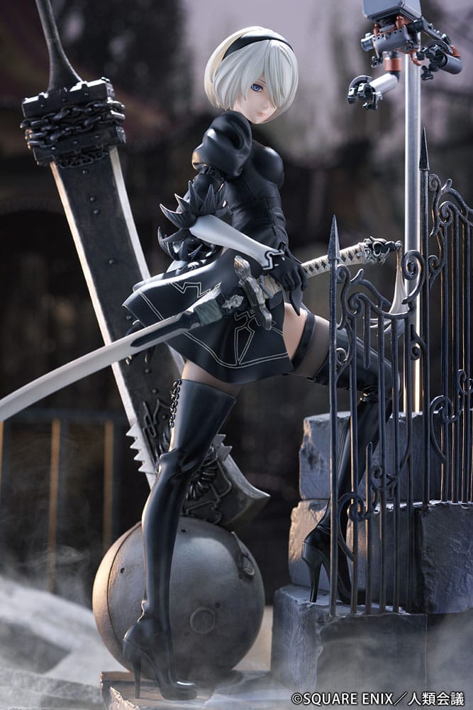 NieR:Automata Ver1.1a PVC Statue 1/7 YoRHa No. 2 Type B Search 31 cm 4582666820582