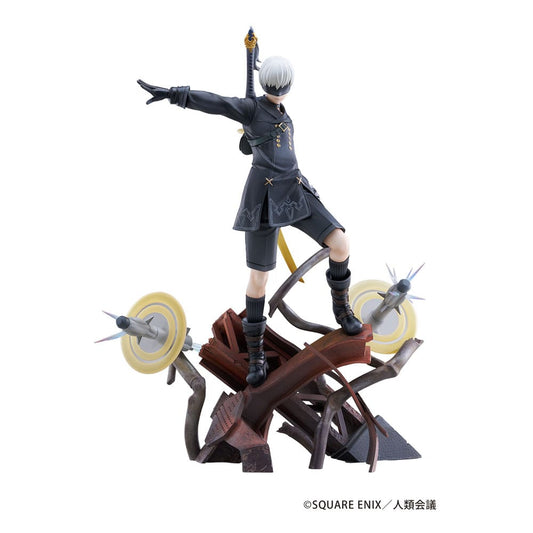 NieR:Automata Ver1.1a PVC Statue 1/7 YoRHa No. 9 Type S Covering Fire 31 cm 4582666820612