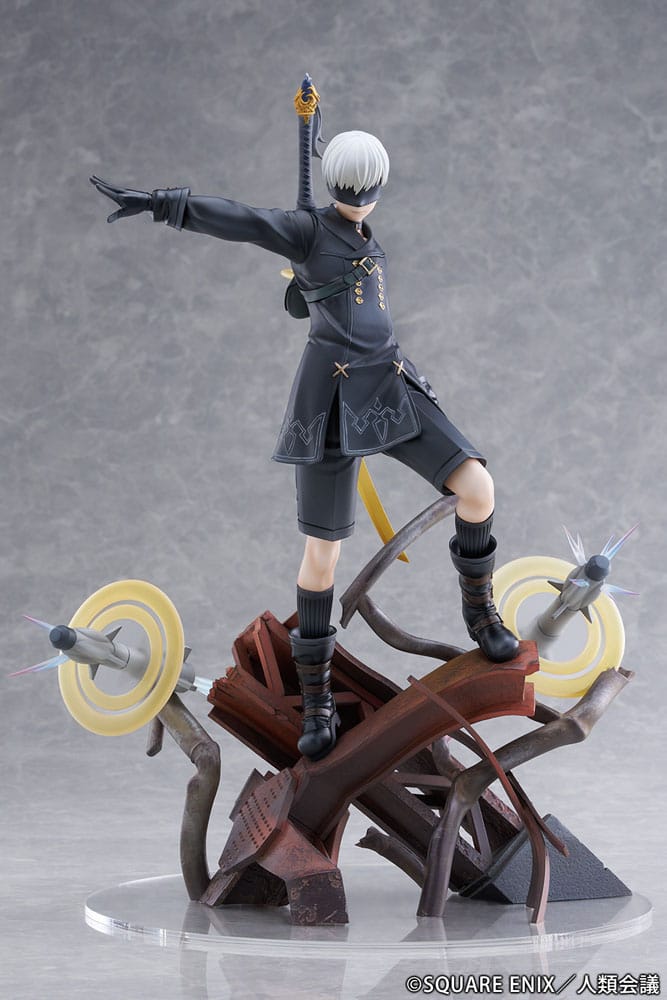 NieR:Automata Ver1.1a PVC Statue 1/7 YoRHa No. 9 Type S Covering Fire 31 cm 4582666820612