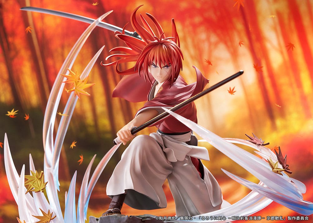 Rurouni Kenshin: Meiji Kenkaku Romantan Kyoto Douran PVC Statue 1/7 Kenshin Himura Souryusen Ver. 27 cm 4582666821213