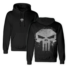 Punisher Hooded Sweater Skull With Metallic Ink Size S 5056811532662