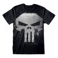 Punisher T-Shirt Skull With Metallic Ink Size S 5056811532617