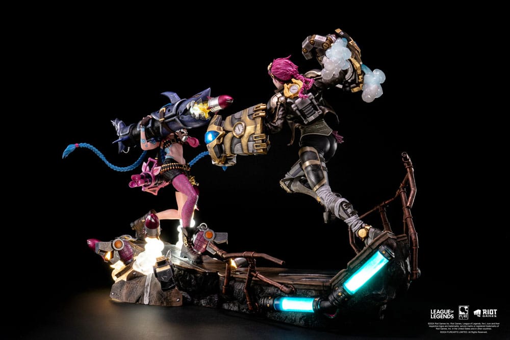 League of Legends Statues 1/6 2-Pack Vi & Jinx 0713929407408