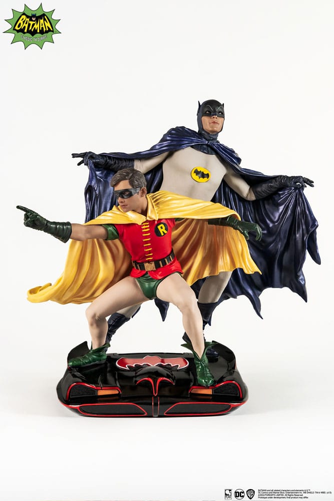 DC Comics PVC Diorama Statue 1/8 Batman & Robin 1966 23 cm 0713929405237