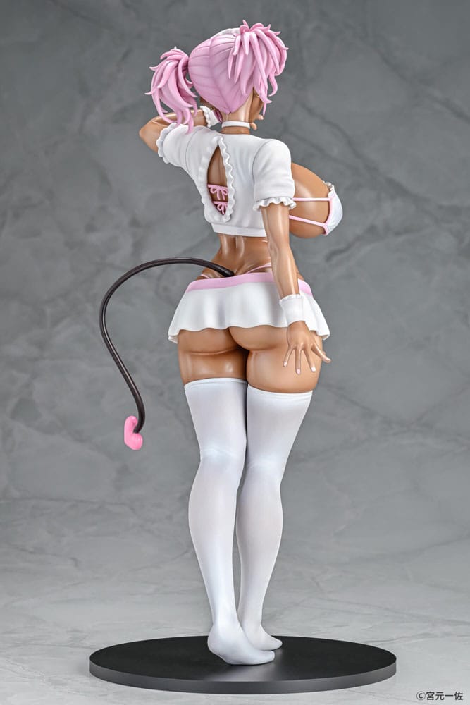 Original Character Statue 1/6 Black Gal Maid Succubus Cocoa Pink Ver. 30 cm 4580001942609